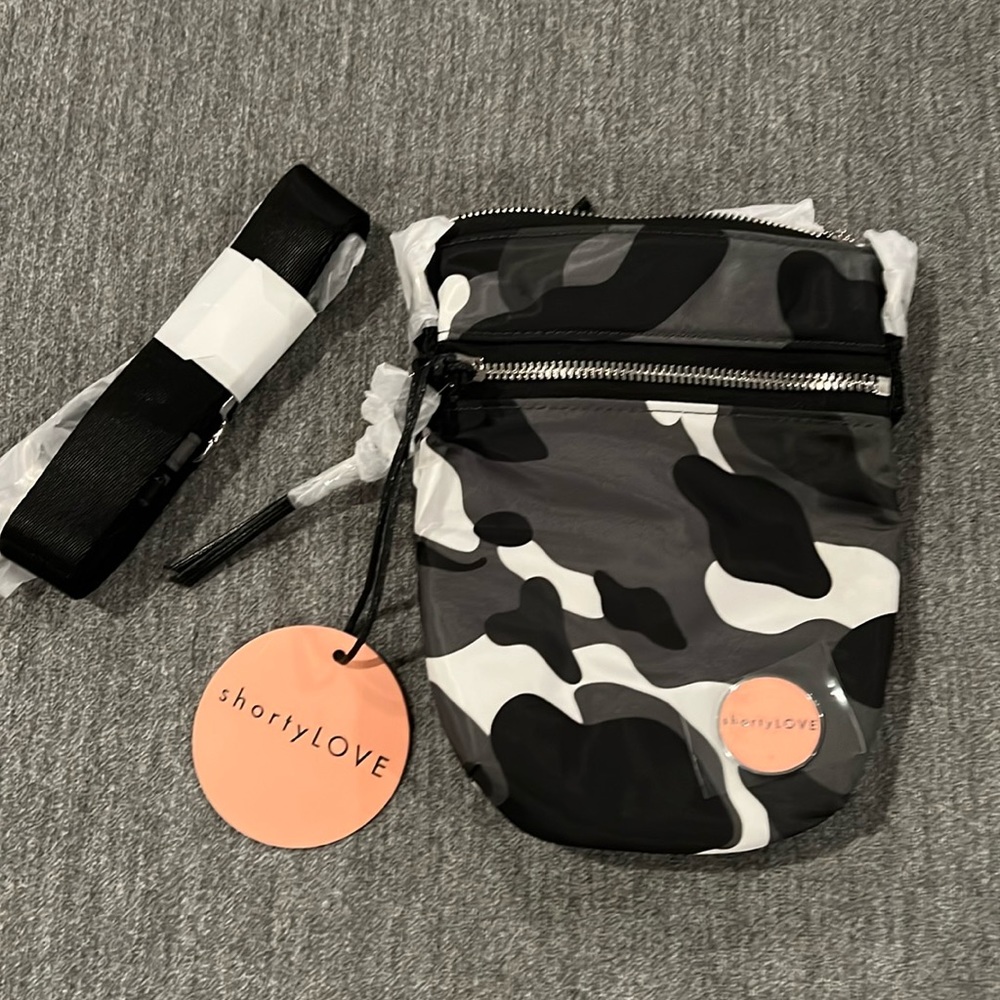 Shorty Love small camo Shorthand crossbody bag- NEW WITH TAGS AND PACKAGING